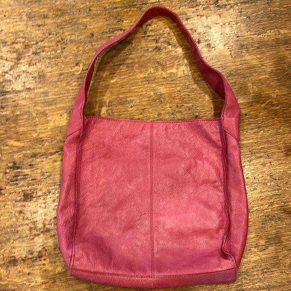 American Leather Co Pink Leather Hobo bag - Picture 3 of 11